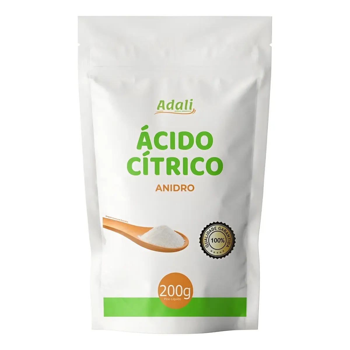 Ácido Cítrico Anidro 200g - Grau Alimentício - 100% Puro