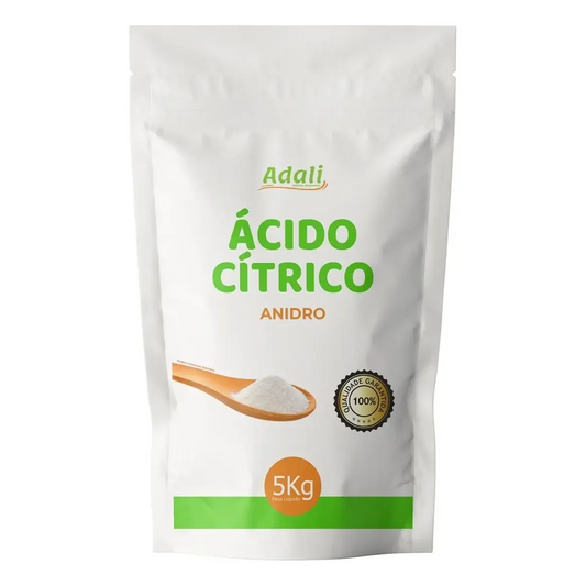 Ácido Cítrico Anidro 5kg -  Grau Alimentício - 100% Puro