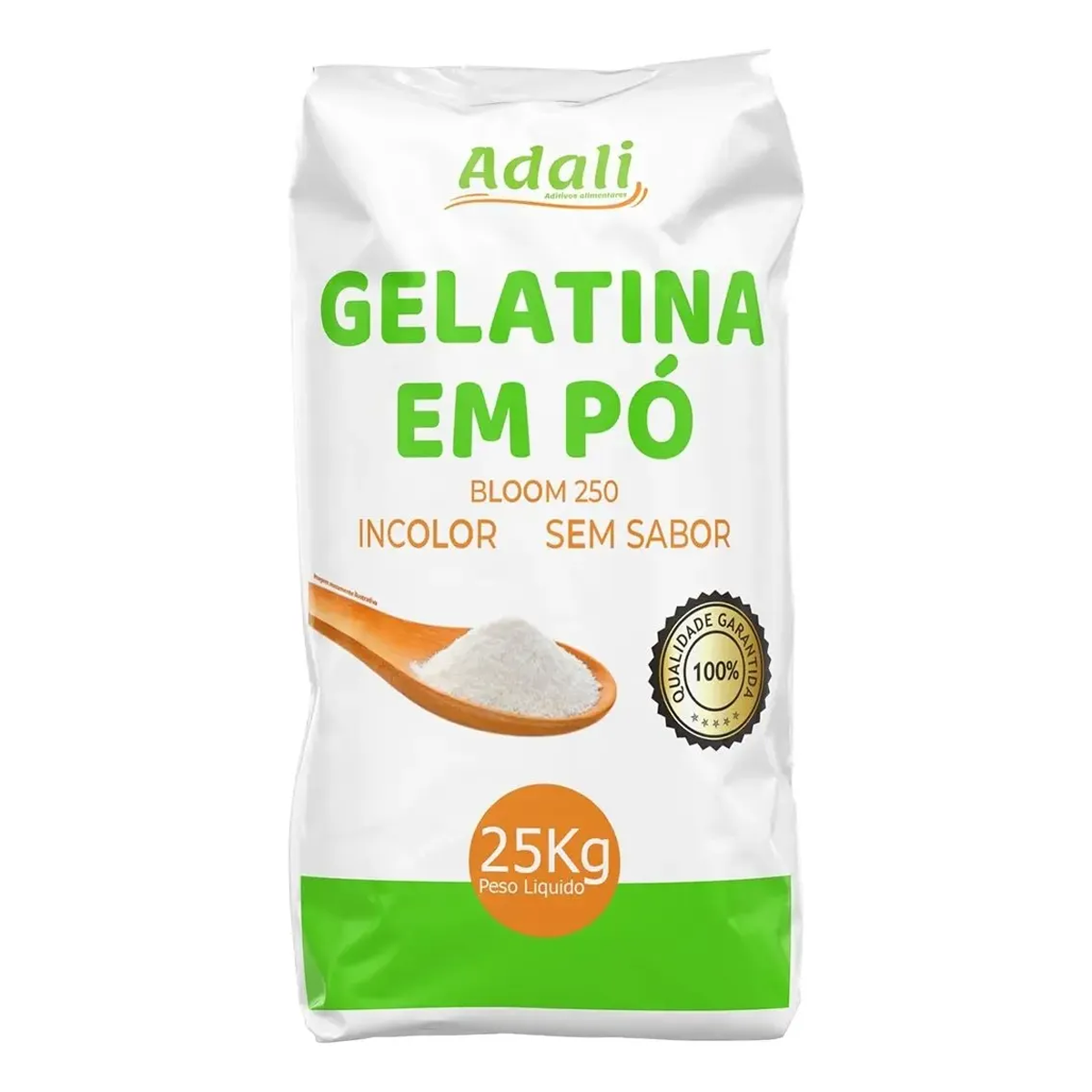 Gelatina em pó 25Kg - Sem sabor