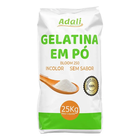 Gelatina em pó 25Kg - Sem sabor
