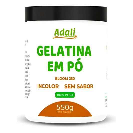 Gelatina em pó 550g - Sem sabor