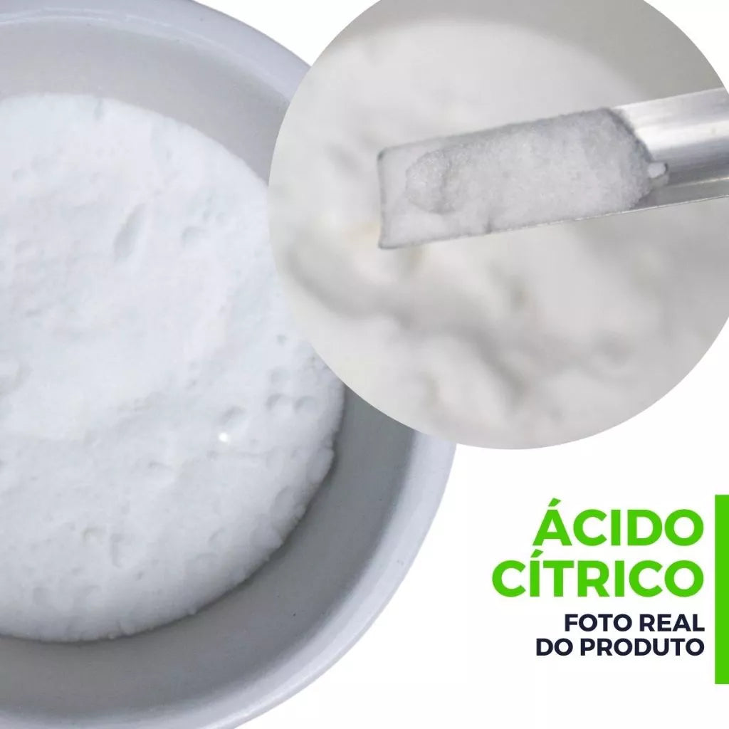 Ácido Cítrico Anidro 200g - Grau Alimentício - 100% Puro